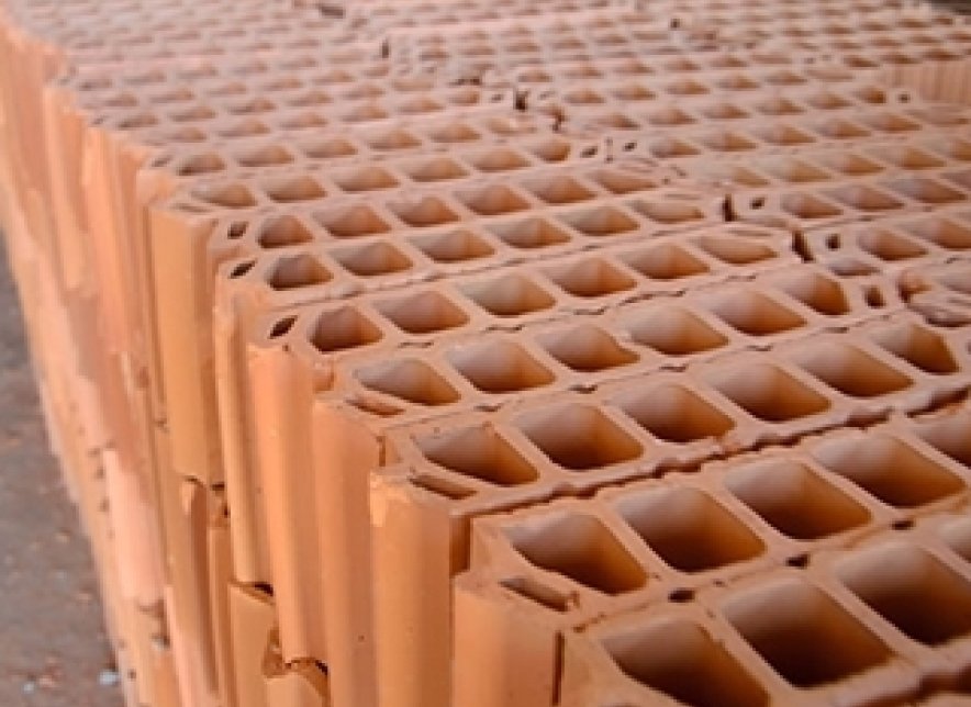 tijolos cerâmico para de lajes tanto protendidas quanto para treliçadas